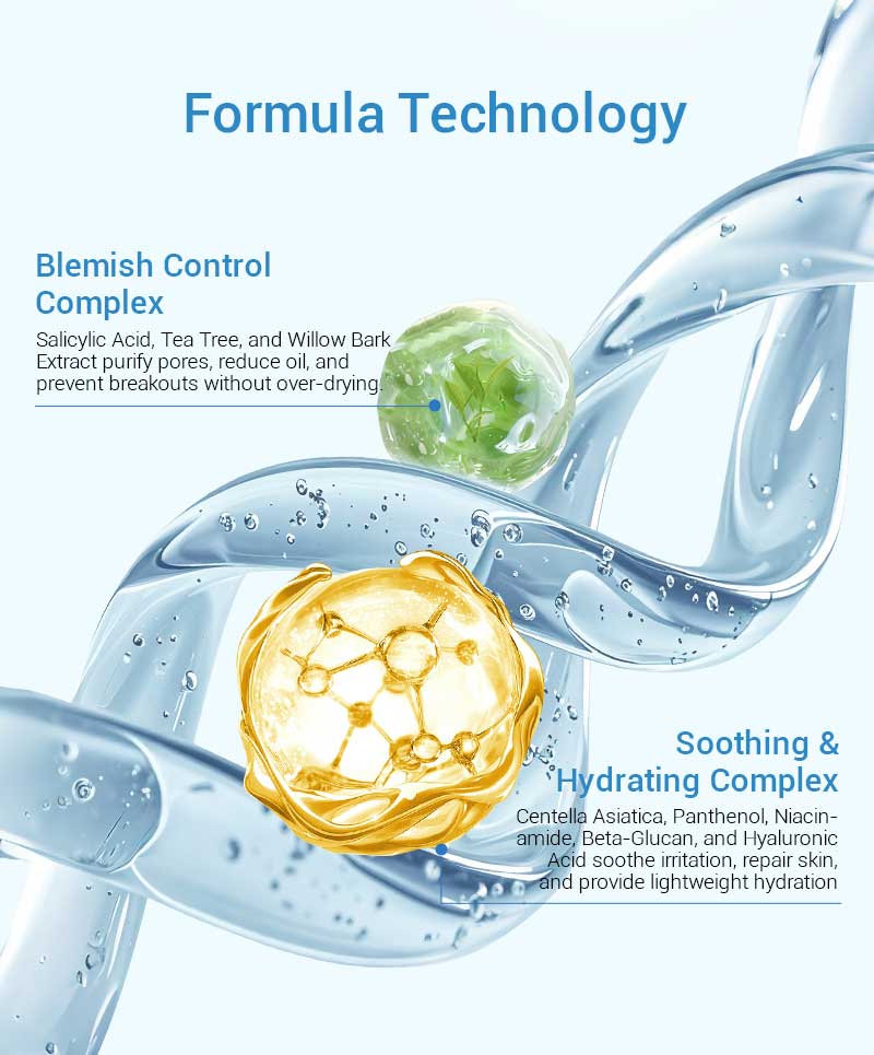 private label men blemish relief serum